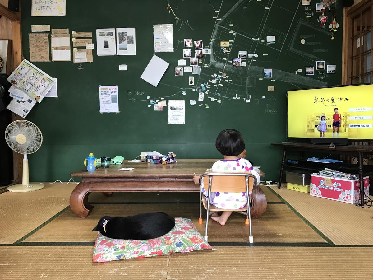Minshuku Agaihama Hostel Yonabaru Exterior photo